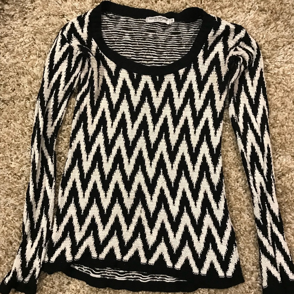 Black & White Sweater